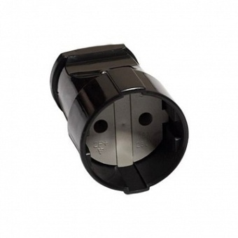 Розетка -местный, черный, SQ1806-0030 SQ1806-0030 TDM